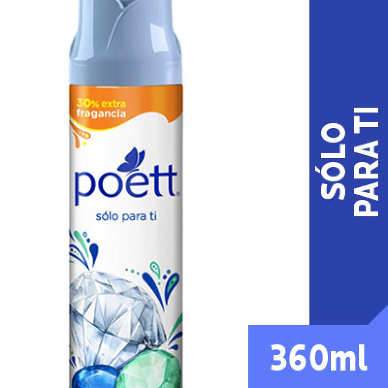 DESODORANTE AEROSOL POETT 360ML SOLO PARA TI